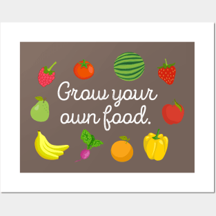 Grow Your Own Food Posters and Art